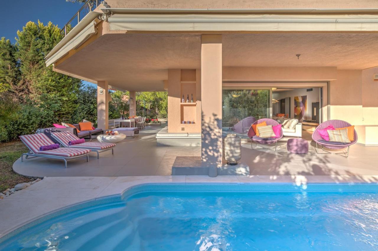 Luxurious Villa Philoxenia Lagonisi Buitenkant foto